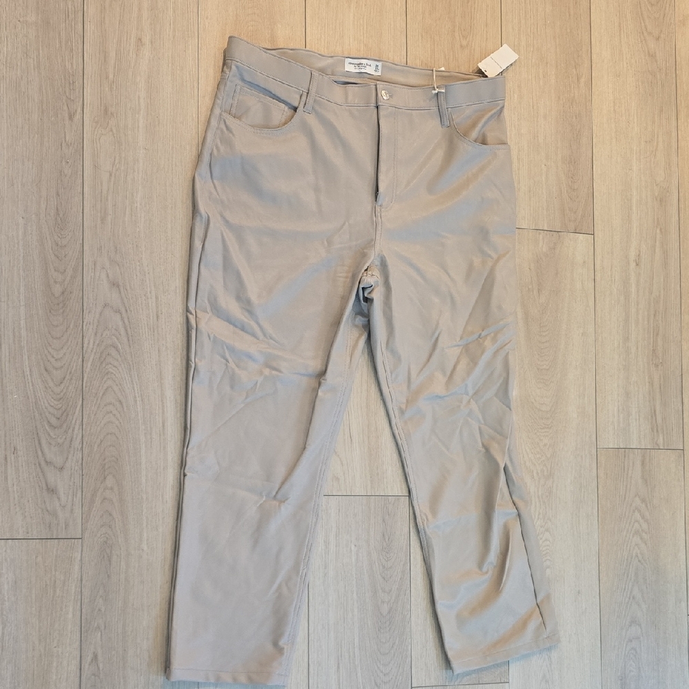 Abercrombie & Fitch Women's Curve Love The 90s Straight Ultra High Rise Pants